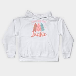 Christmas Tree  Junkie Kids Hoodie